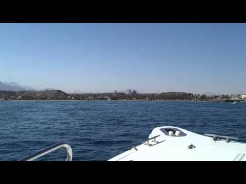 Sharm El Sheikh on a speedboat