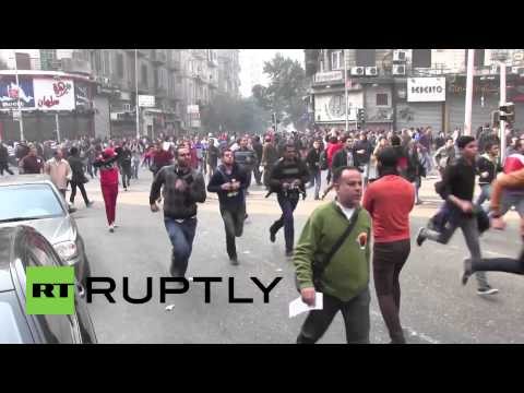 Egypt: Clashes erupt as Cairo marks anniversary since ousting Mubarak