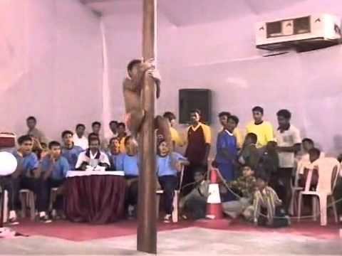 Indian Pole Gymnastics