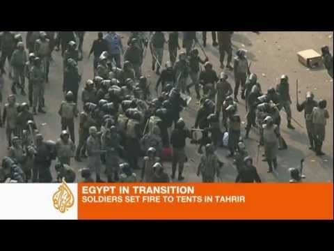 Soldiers clear Egypt's Tahrir Square