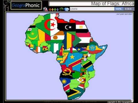 Geographie von Afrika: Geographie-Spiel: Die LÃ¤nder von Afrika: Afrikanisc