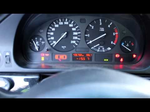 BMW 530D -99 Cold start at Finland -20Â°C 436000km