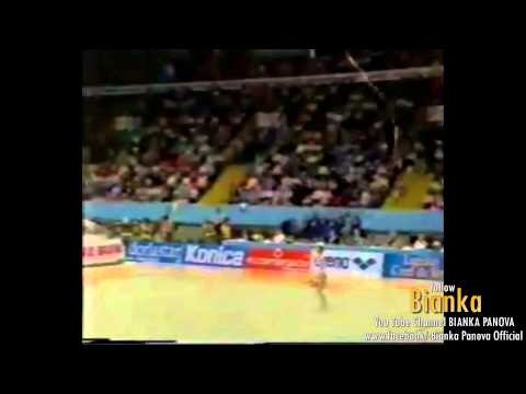 Bianka Panova - 1988 - Ribbon routine - European Championship - Helsinki