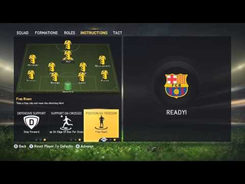 FIFA 15 DEMO - Pelaajien ohjeistukset