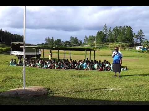Vesabroad Fiji 2012-School saying thanks