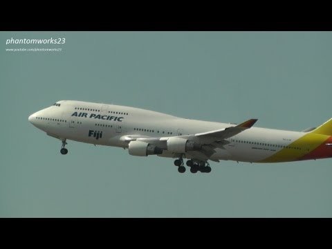 Air Pacific 747-400 | Take Off 34L | Sydney Airport