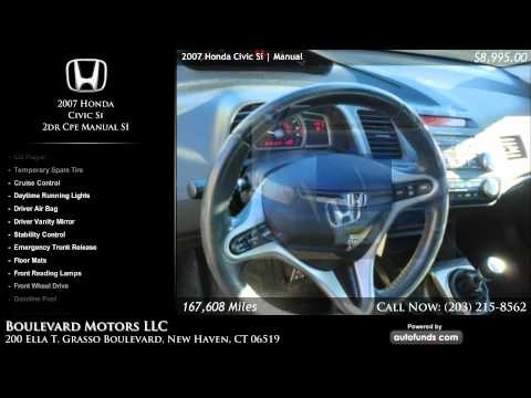 Used 2007 Honda Civic Si | Boulevard Motors LLC