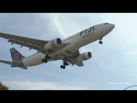 Fiji Airways Airbus A330-200 Landing LAX [DQ-FJT]
