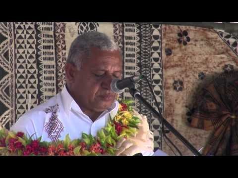 Fijian Prime Minister Voreqe Bainimarama opens  newest Hospital