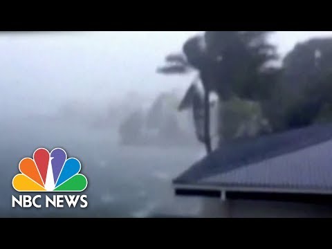 Powerful Typhoon Slams Island Resort | Archives | NBC News