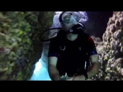 GoPro \selfies\ scuba diving in Yap