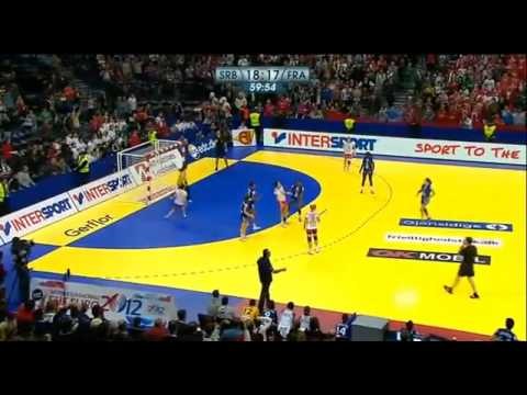EHF Euro Women - SERBIA VS FRANCE - Serbia Goalkeeper skills