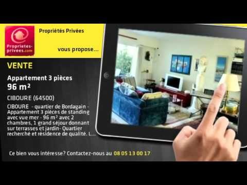 A vendre - appartement - CIBOURE (64500) - 3 piÃ¨ces - 96mÂ²