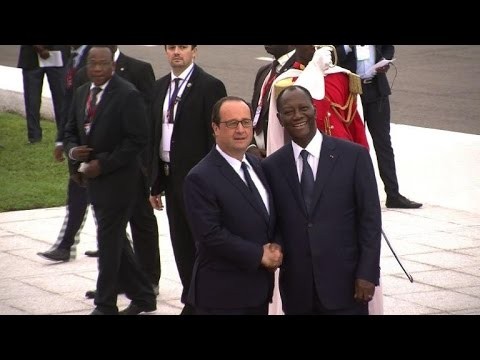 CÃ´te d'Ivoire: visite du prÃ©sident FranÃ§ois Hollande