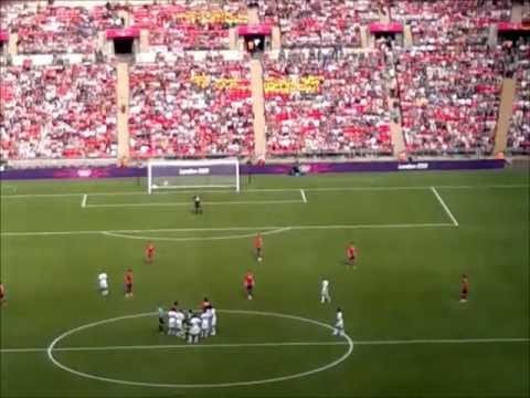 QUICKEST INJURY EVER - Gabon V South Korea at Wembley