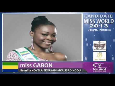 MISS GABON Candidate Miss World 2013
