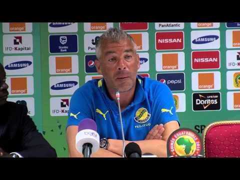 Gabon - ConfÃ©rence de presse (25/01) - Orange Africa Cup of Nations