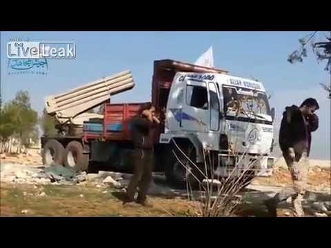 4 WAR TRUCKS ONE TARGET-â˜… -HIGH DEFINITION-SYRIA