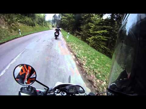 2 x Yamaha WR 125 X // Down the road - Black Forest // Part 1