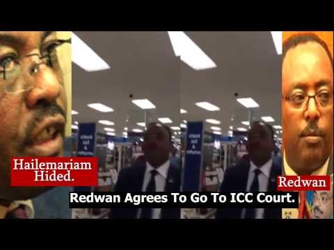 TPLF's mercenary Redwan Hussein Confronted & Humiliated By Two Ethiopian Ac