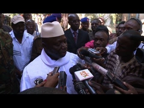 Gambia's president speaks out against press freedom