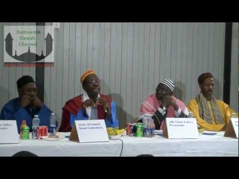 Gambia Islamic Society in stockholm   part 2   q & a in wollof and mandinka
