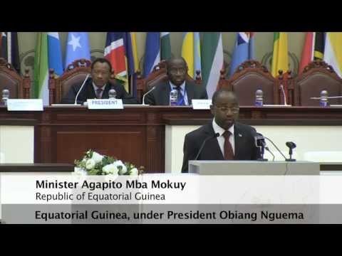 Minister Agapito Mba Mokuy of Equatorial Guinea Calls for Stronger South-So