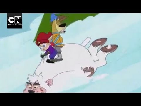 Snowman Slide | Johnny Test | Cartoon Network
