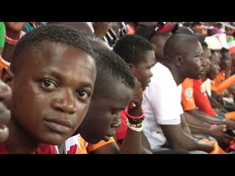 CÃ´te D'Ivoire fans before the final - Orange Africa Cup of Nations