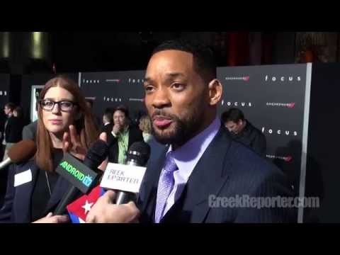 Focus Premiere: Will Smith Talks New Movie & Greece