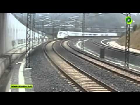 Video del Momento del accidente de Tren de Santiago de Compostela