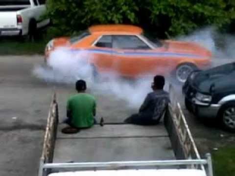 1973 Celica burnout in Guyana