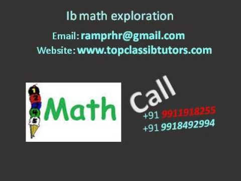 Ib math exploration