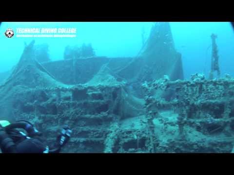 Diving the SS Vis at 60m in Croatia
