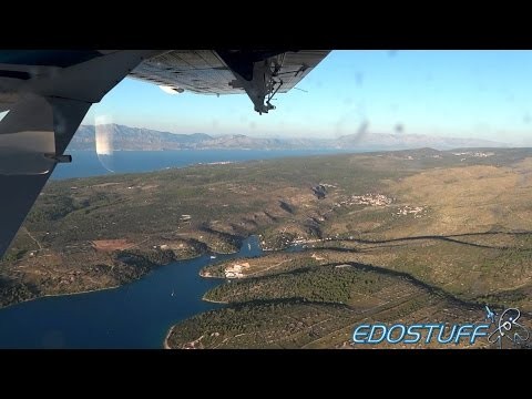European Coastal Airlines DHC-6-300 - Full Flight - Jelsa to Resnik FULL HD