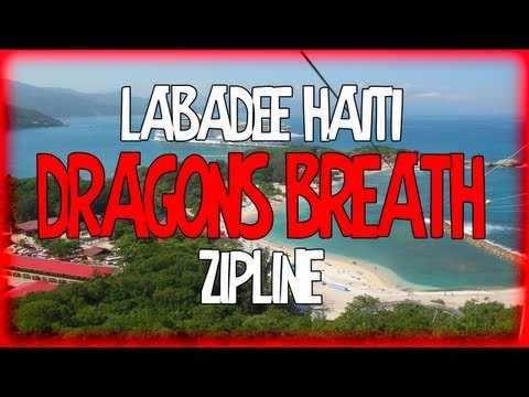 Labadee Haiti - Longest Zipline In The World Over Water - 2