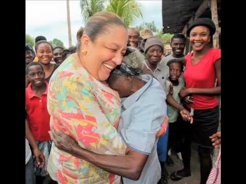 La PremiÃ¨re Dame de la RÃ©publique d'Haiti Mme Sophia Martelly