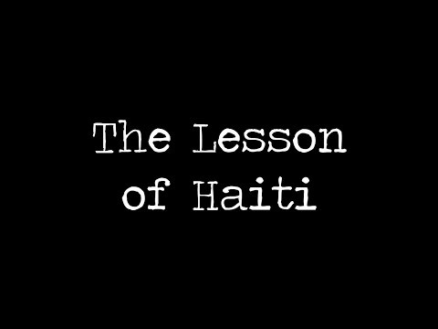 Haitiâ€™s Lesson