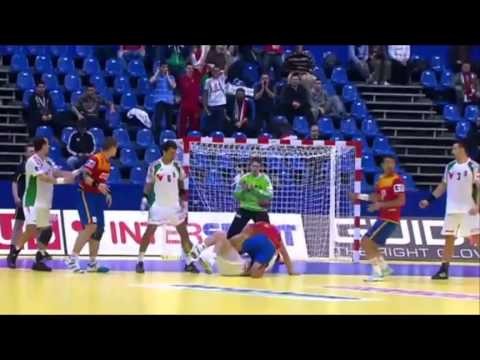 Spain vs Hungary 24-24 Last Three Minutes EHF EURO 2012