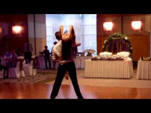 Dancing couple in Hotel Intercontinental