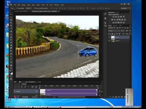 How to make animation in Photoshop cs6.