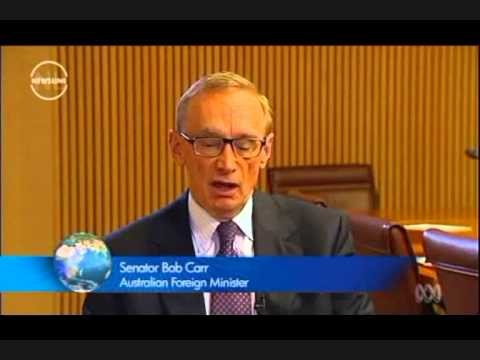 Australian Foreign Minister Bob Carr on Indonesia's Papua