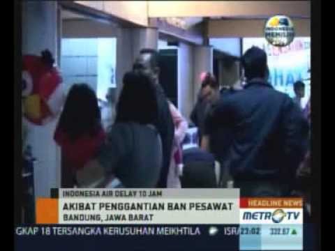 Ratusan Penumpang Indonesia Air di Bandung Telantar 10 Jam