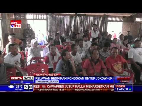 Relawan Tangerang Resmikan Pondokan untuk Jokowi