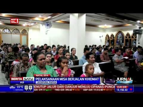 Misa Natal di Papua Berlangsung Khidmat