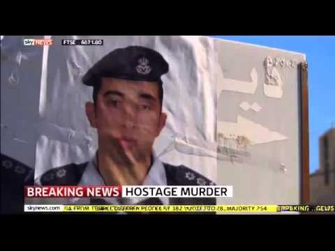 [NEW NEWS UPDATES] VIDEO ISIS BURNS JORDANIAN PILOT ALIVE ISIS FIGHTERS