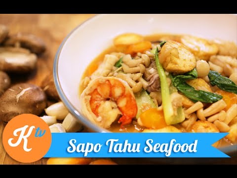 Resep Sapo Tahu Seafood (Claypot Tofu Recipe Video)