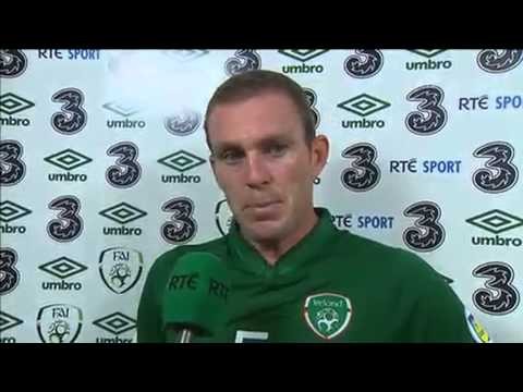 Republic of Ireland v Sweden - Post Match Interview - Richard Dunne (6/9/13