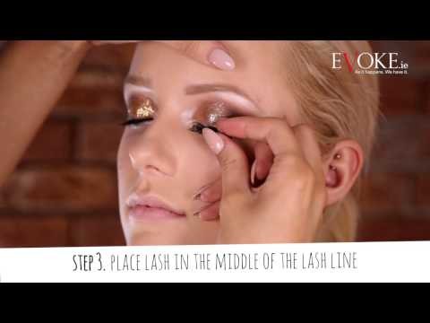 Applying Fake Eye Lashes