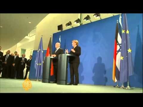 Chilly meeting in Berlin for Netanyahu and Merkel